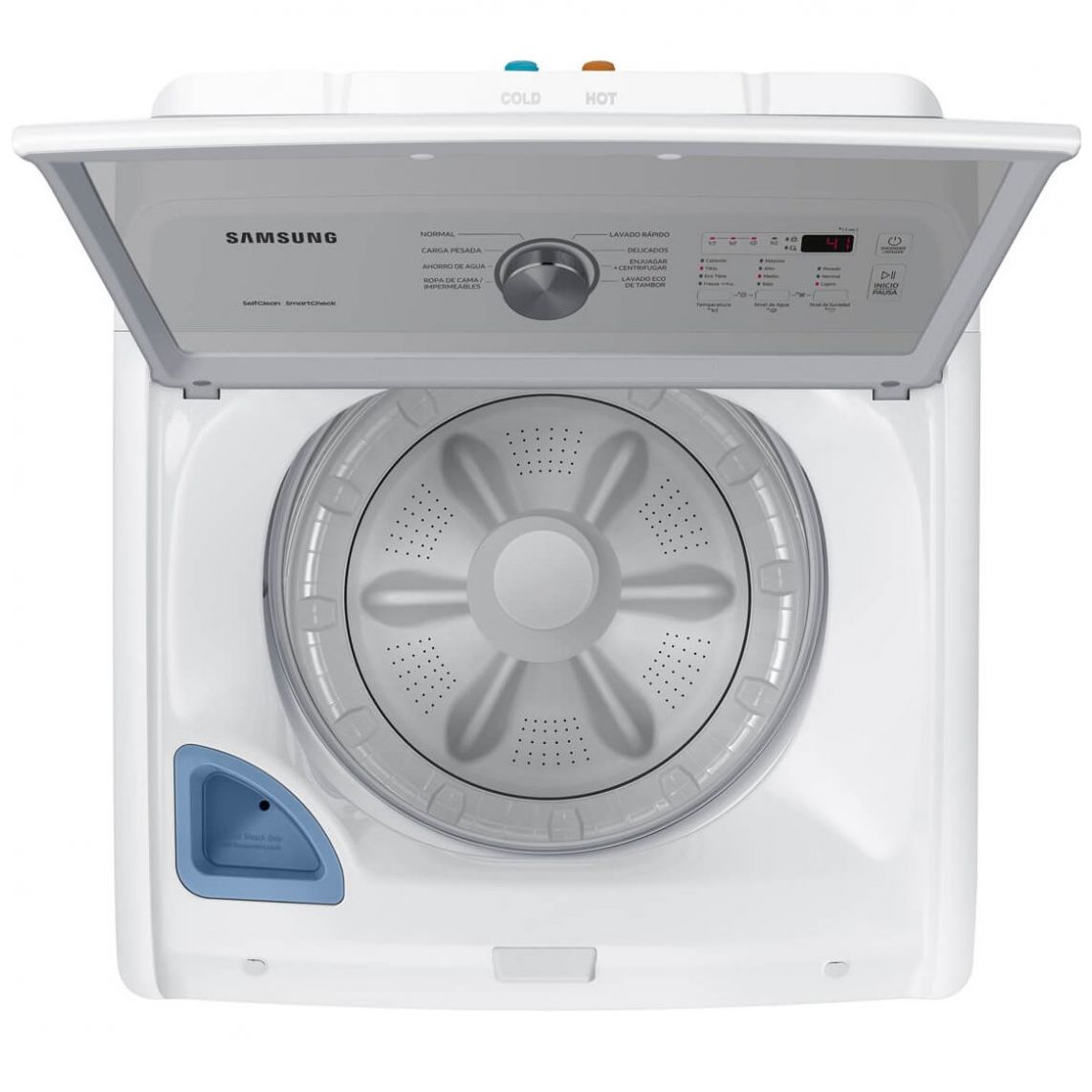 Lavadora Samsung Carga Superior 21Kg  Wa21A3343Gwax Blanca
