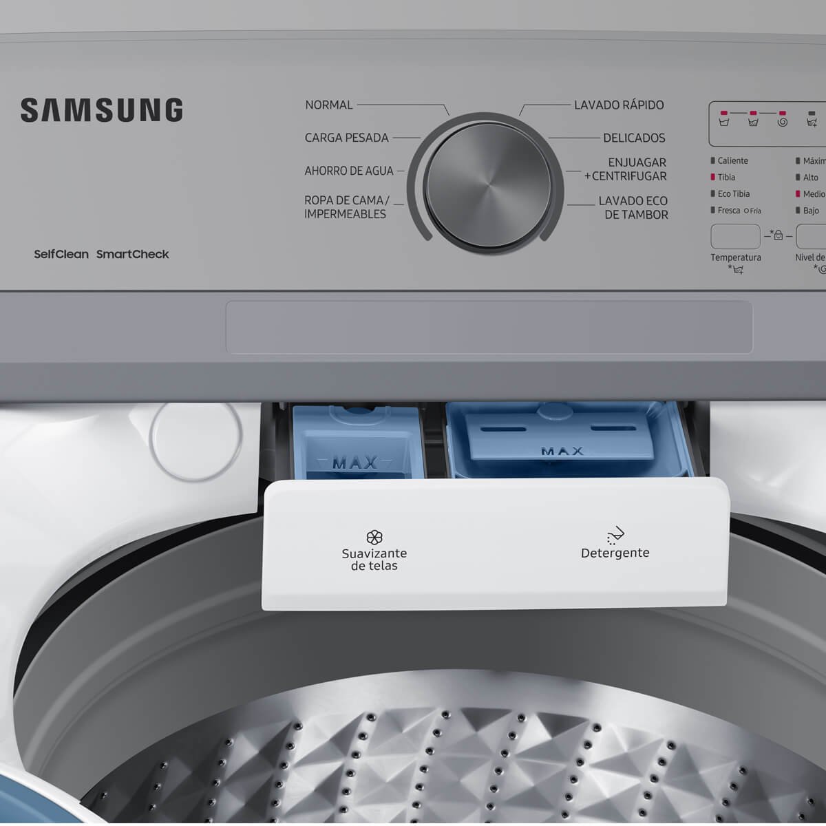 Lavadora Samsung Carga Superior 21Kg  Wa21A3343Gwax Blanca