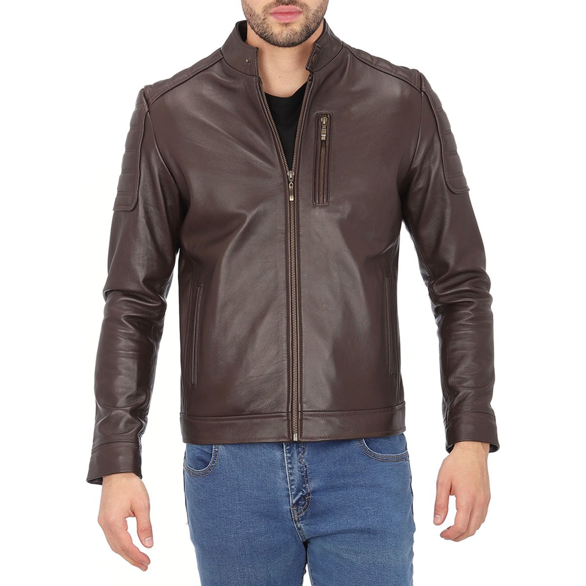 Chamarra Diseño Liso Michel Domit para Hombre