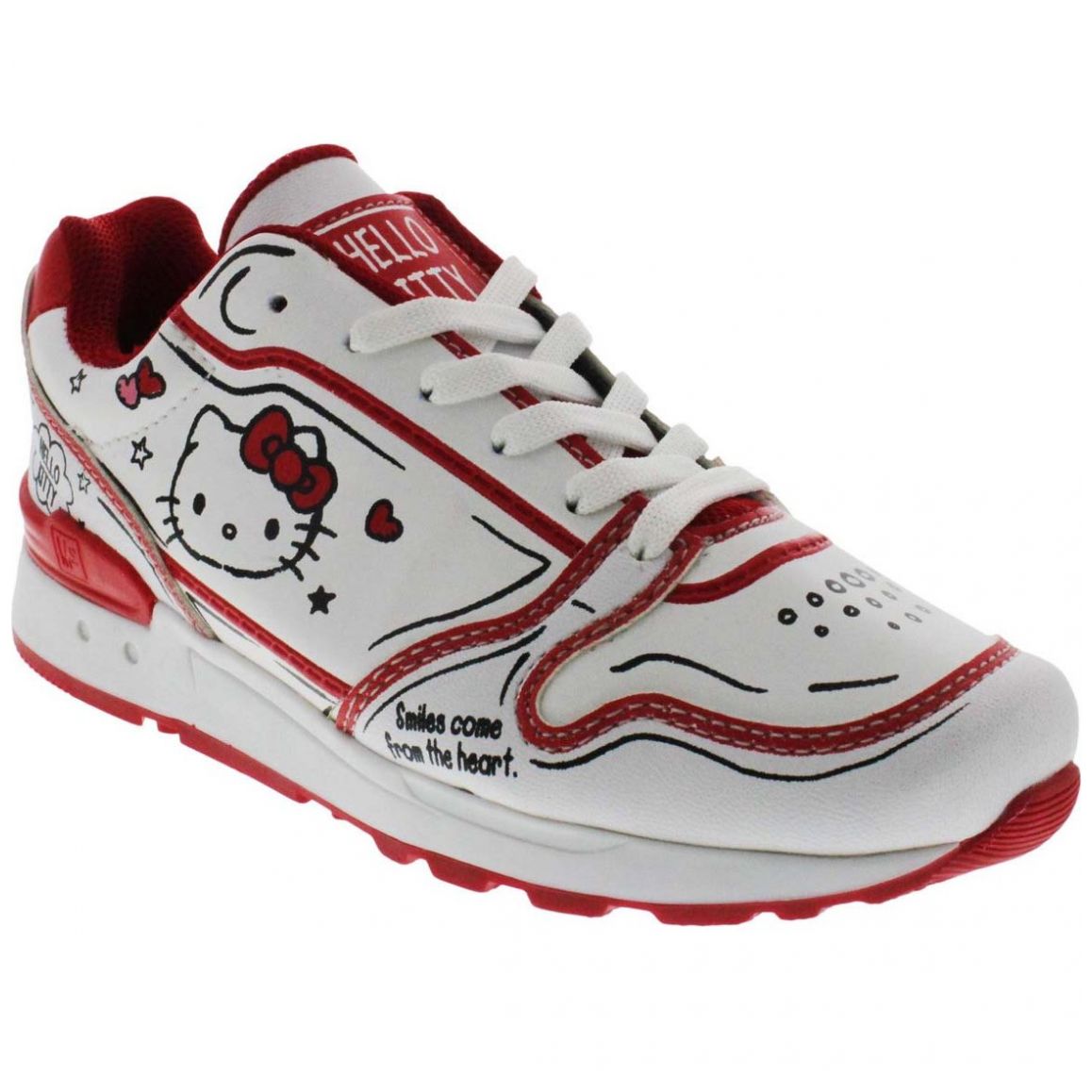 Tenis Montado 17-21 Rojo Hello Kitty   para Niña