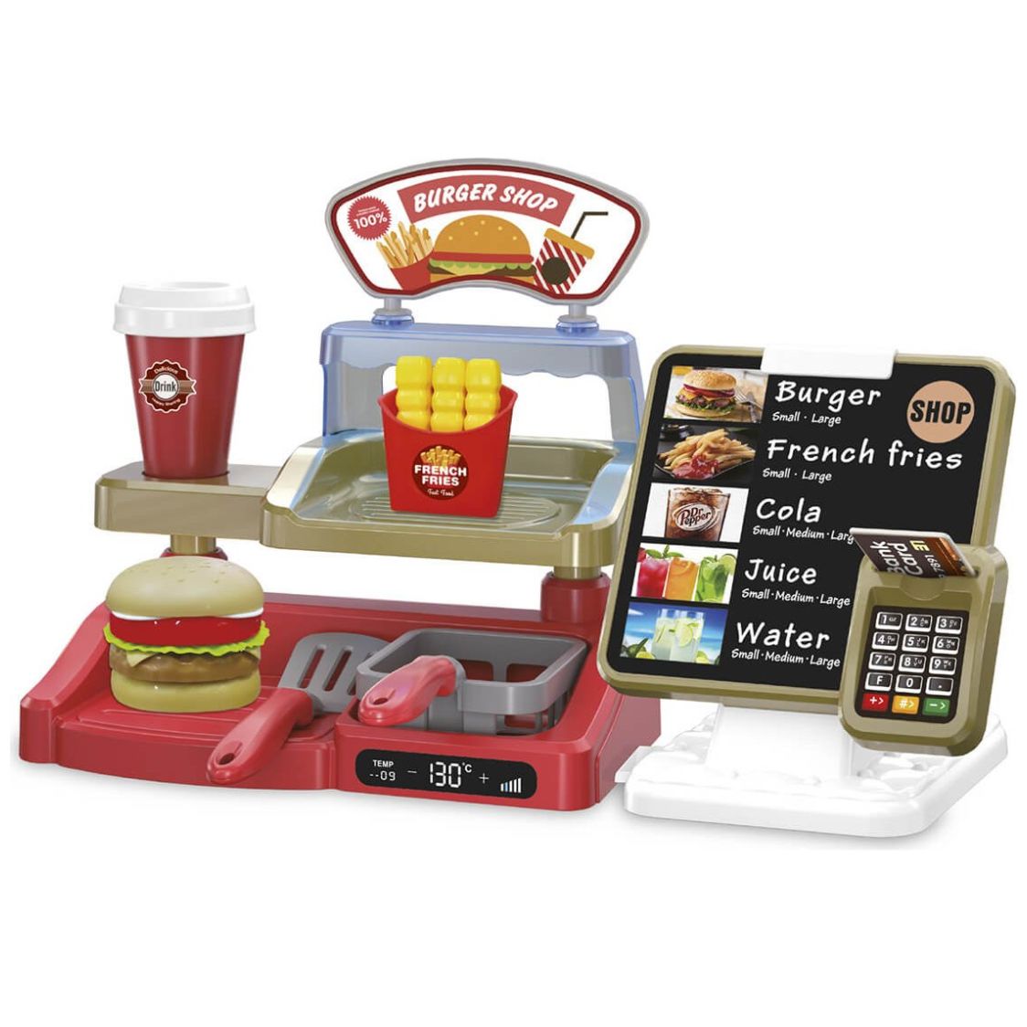 Tienda de Hamburguesas con Caja Registradora Drimy