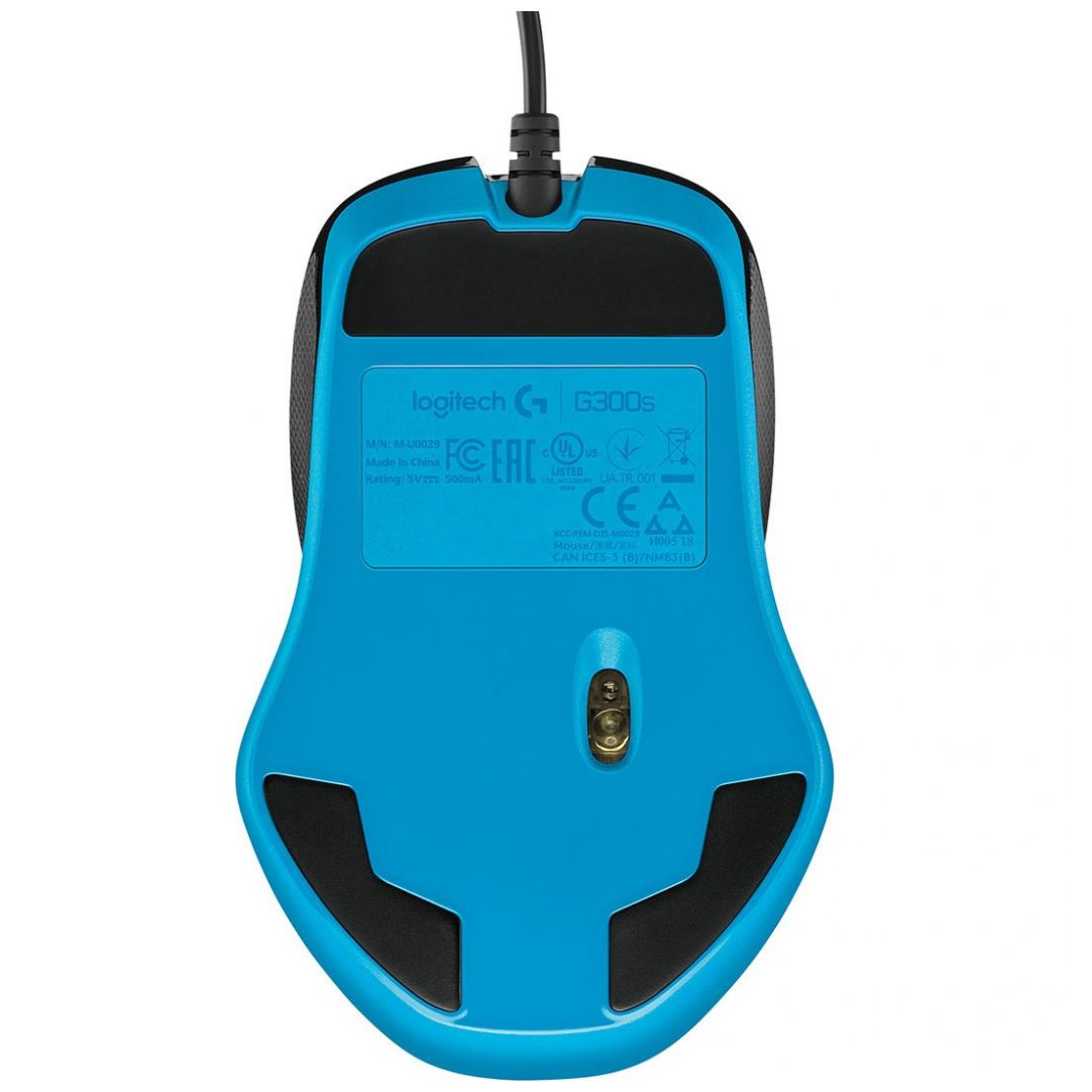 Mouse Óptico Gamer Logitech G300S Lat Negro