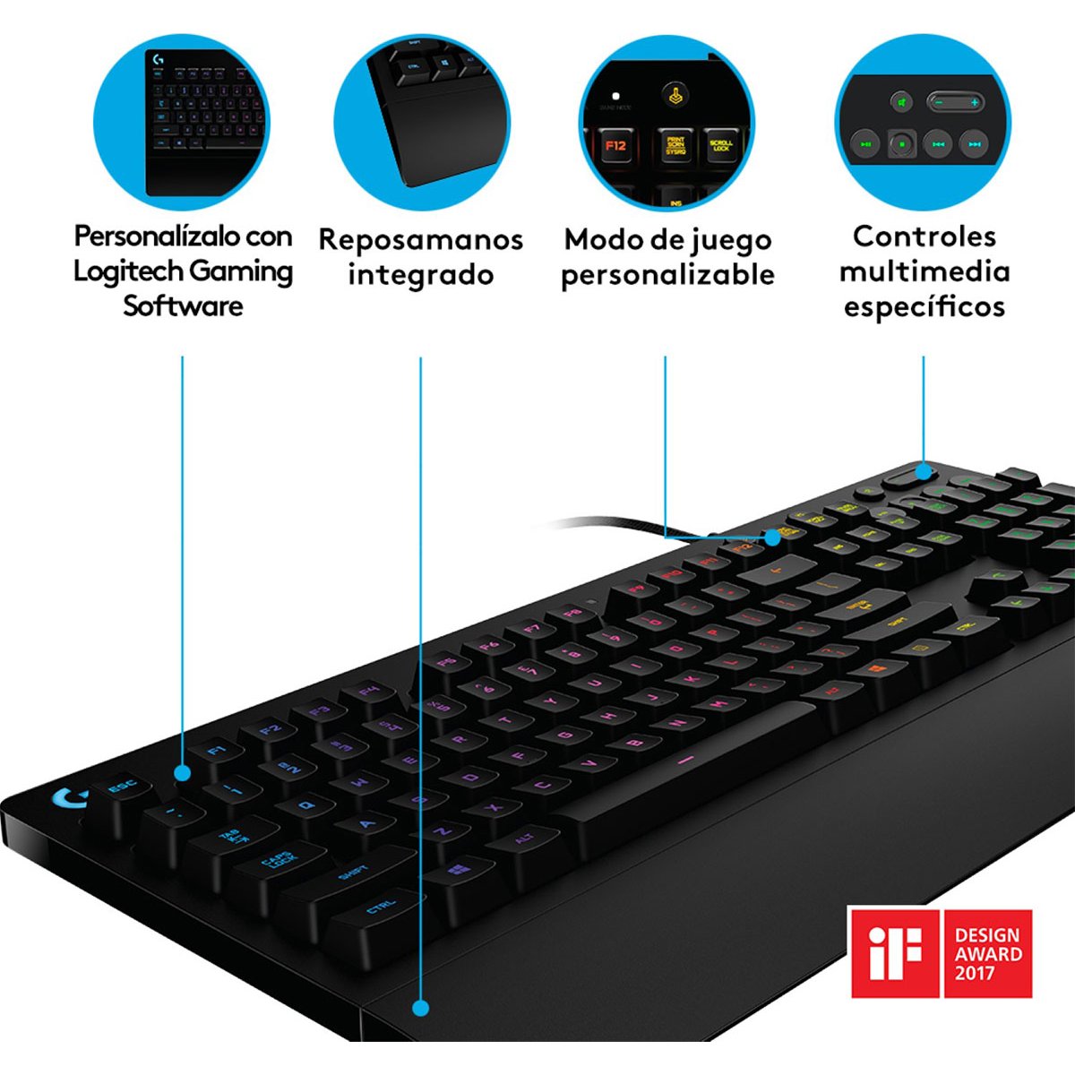 Teclado Gamer Logitech G213 Prodigy