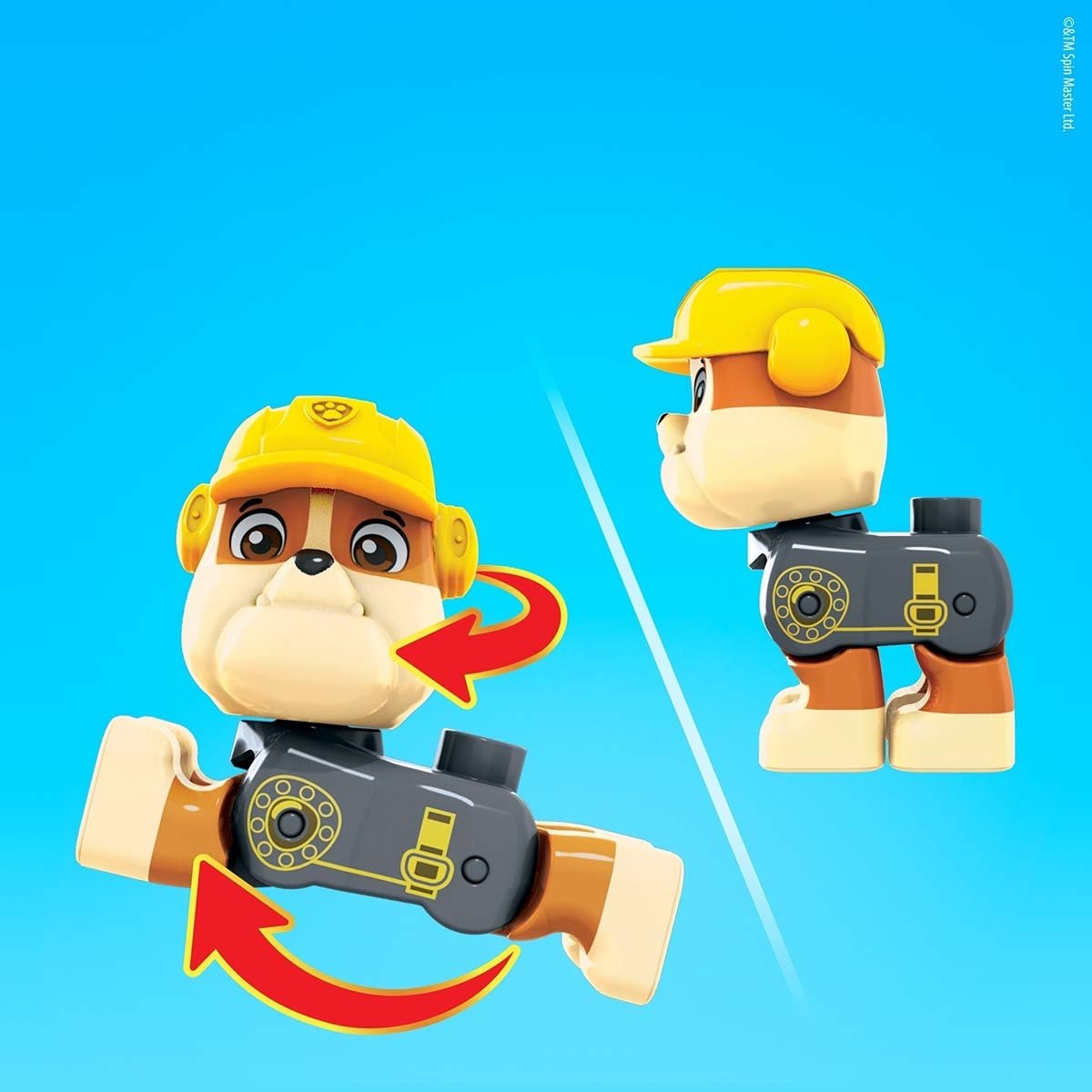Mega Bloks Paw Patrol Camion de Construccion de Rubble