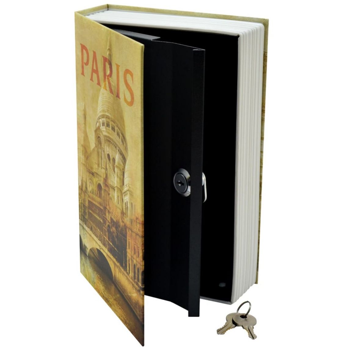 Libro de Seguridad Silverline C/ Llave Paris de 9"