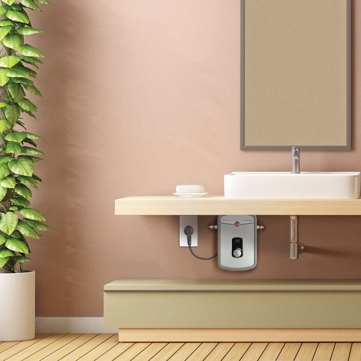 Calentador Instantáneo Rheem Eléctrico 8Kw 220V Rtx308