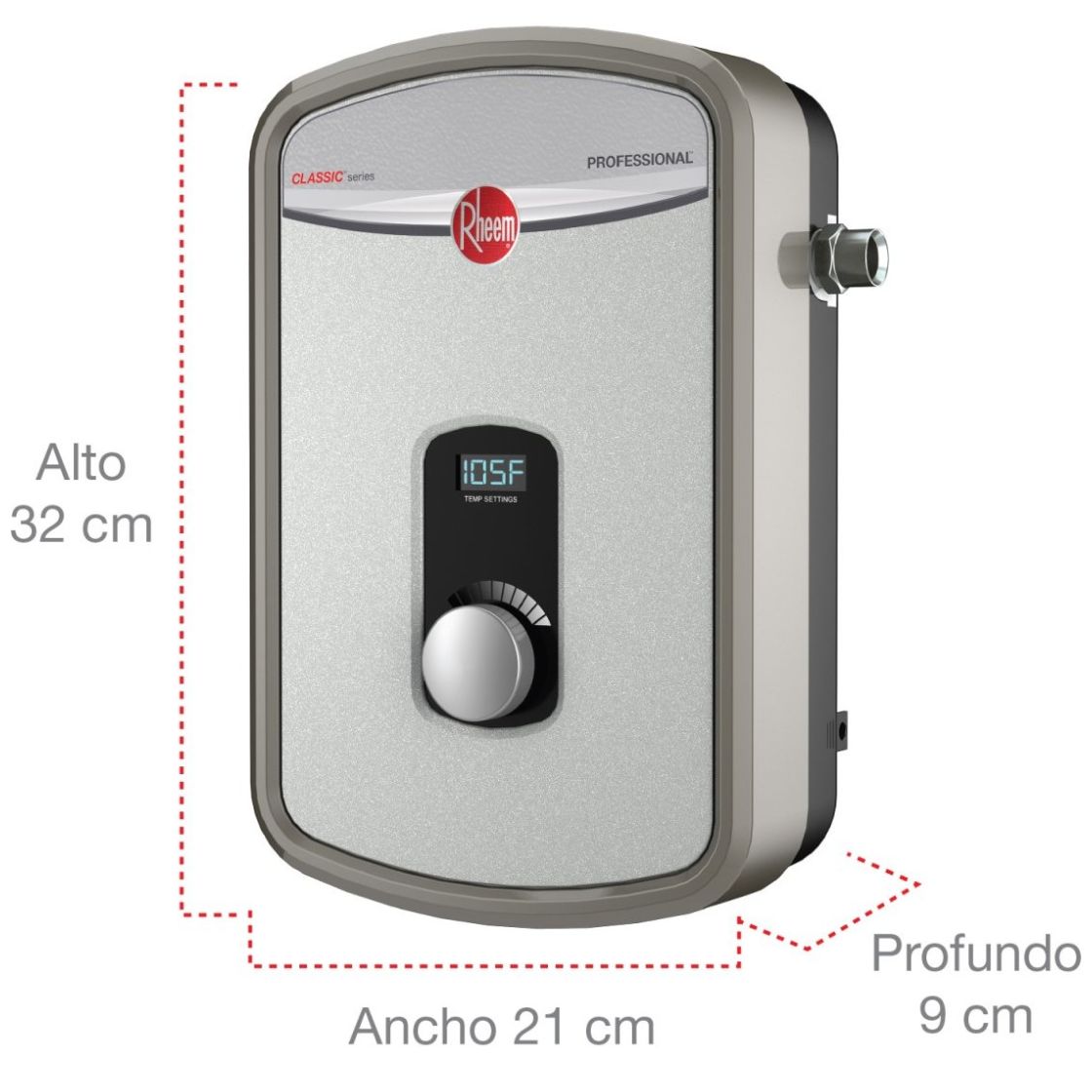 Calentador Instantáneo Rheem Eléctrico 8Kw 220V Rtx308