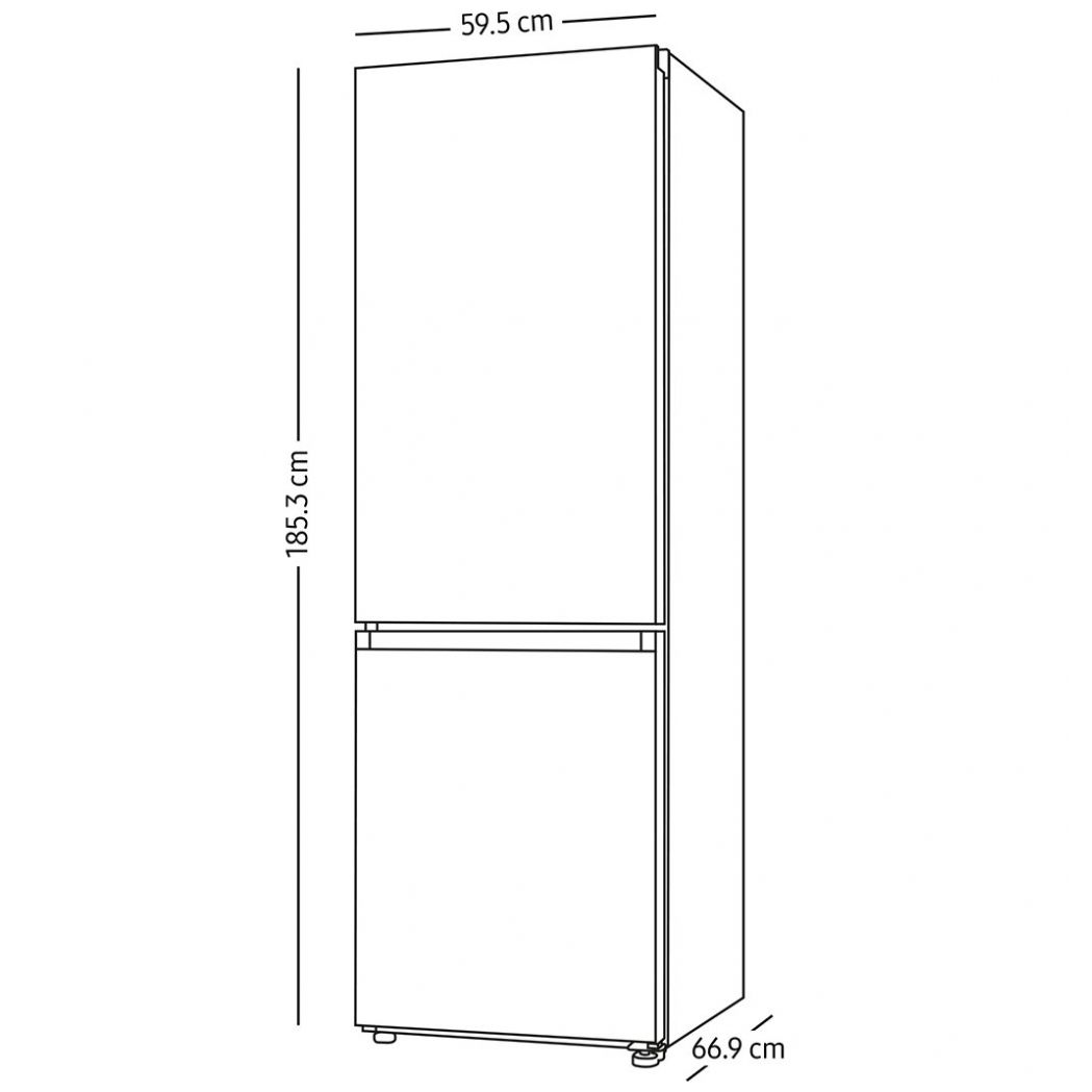 Refrigerador Samsung Bespoke Congelador Inferior 12P