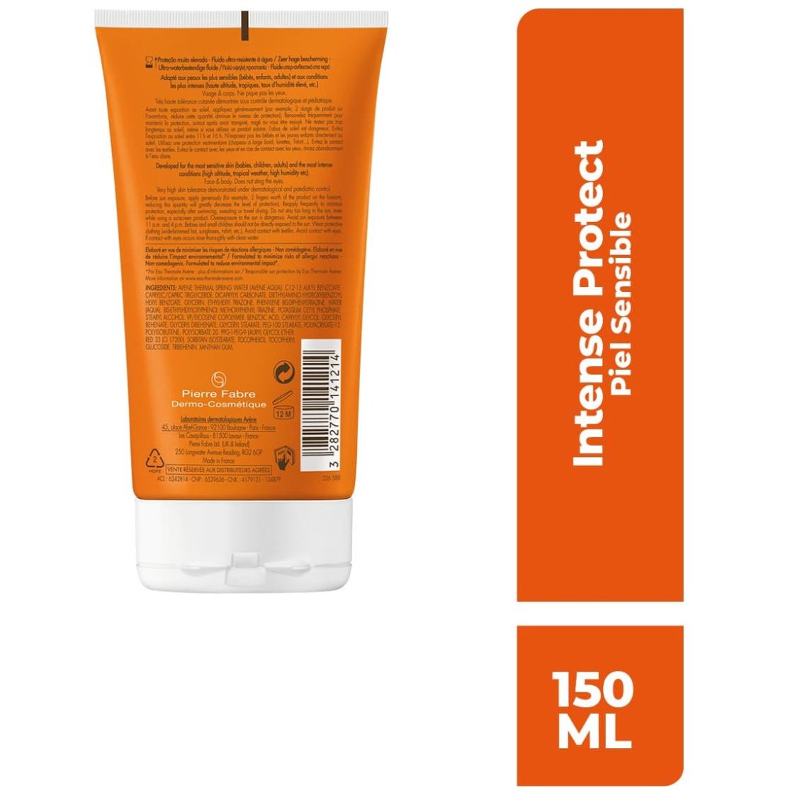Avène Intense Protect Fluido Protector Solar Spf50+ 150Ml