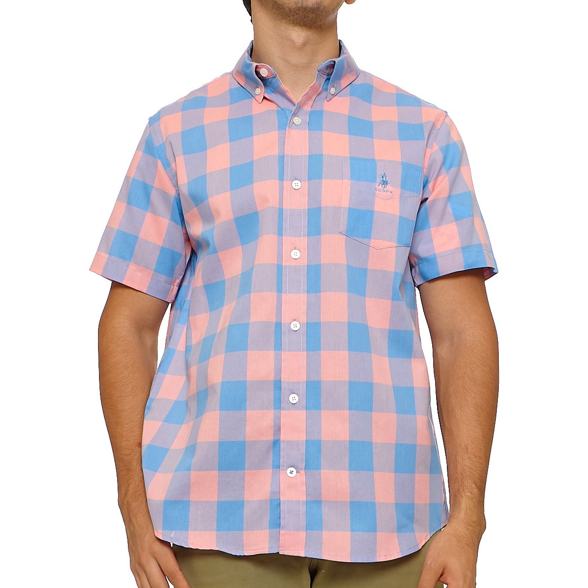 Camisa Casual para Hombre Manga Corta Polo Club