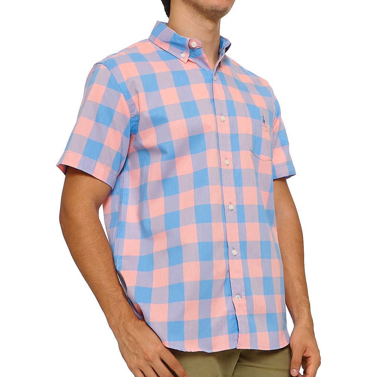 Camisa Casual para Hombre Manga Corta Polo Club