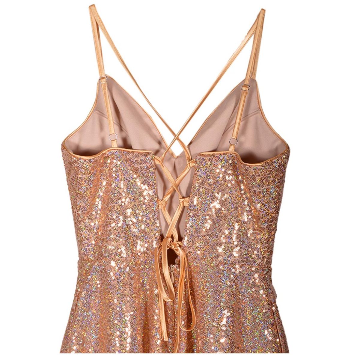 Vestido Corto Escote V de Miniseq Philosophy Jr Nights para Mujer