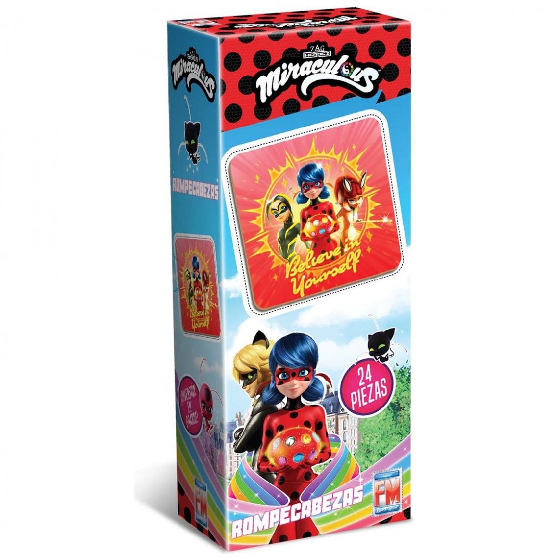 Rompecabezas Ladybug 24 Piezas