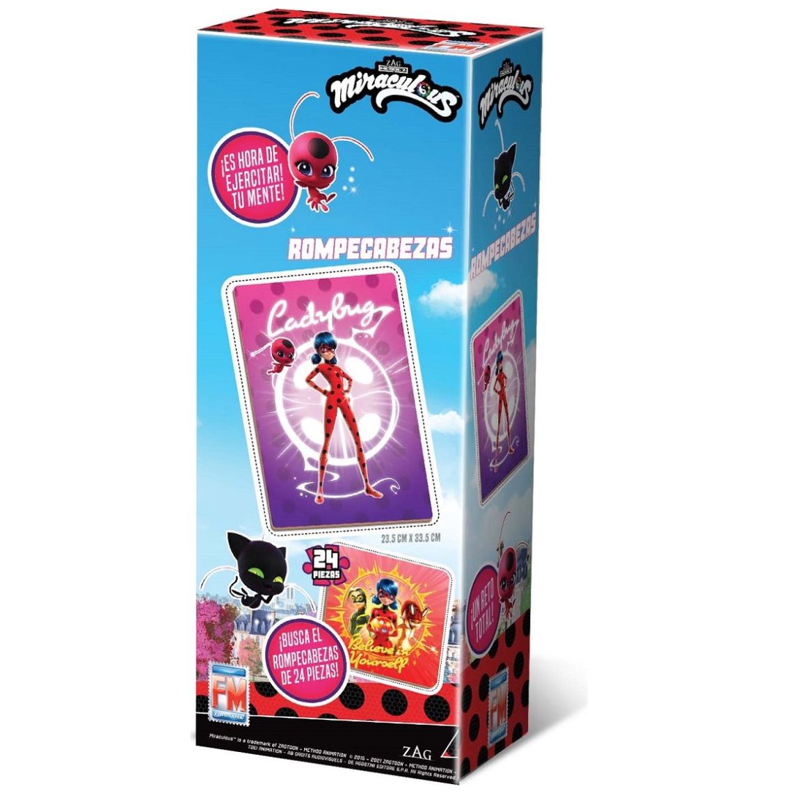 Rompecabezas Ladybug 100 Piezas