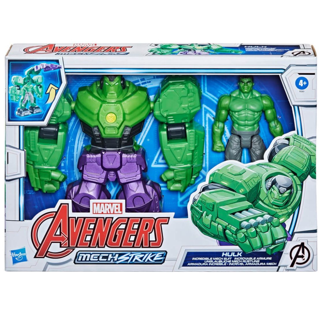 Figura Hulk Mech Strike Incredible  Avengers Marvel
