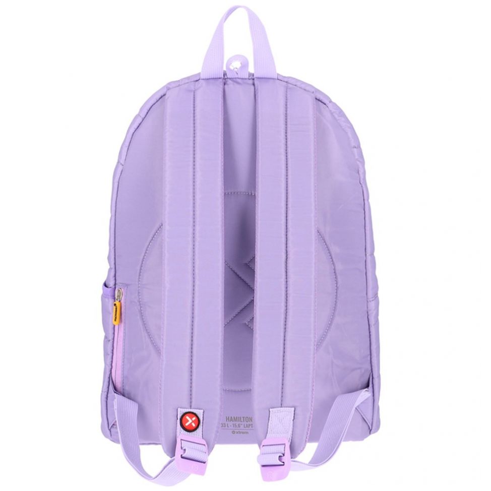 Mochila Tipo Back Pack Hamilton Lila Xtrem