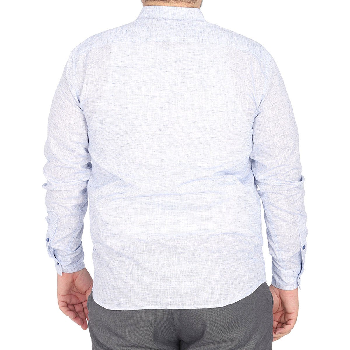 Camisa Plus Manga Larga  para Hombre