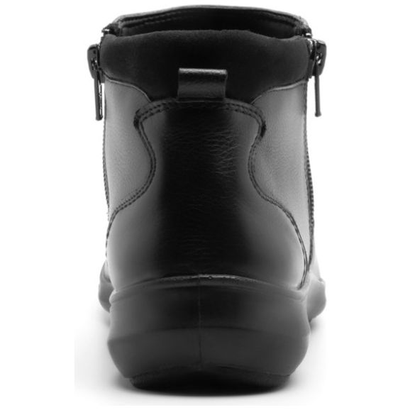 Bootie Color Negro Liso para Mujer Flexi