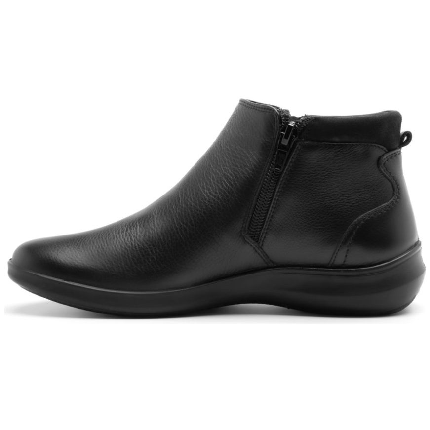 Bootie Color Negro Liso para Mujer Flexi
