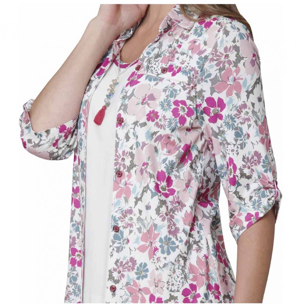 Twin Fix Camisero con Interior Simulado Y Collar Vitos  para Mujer