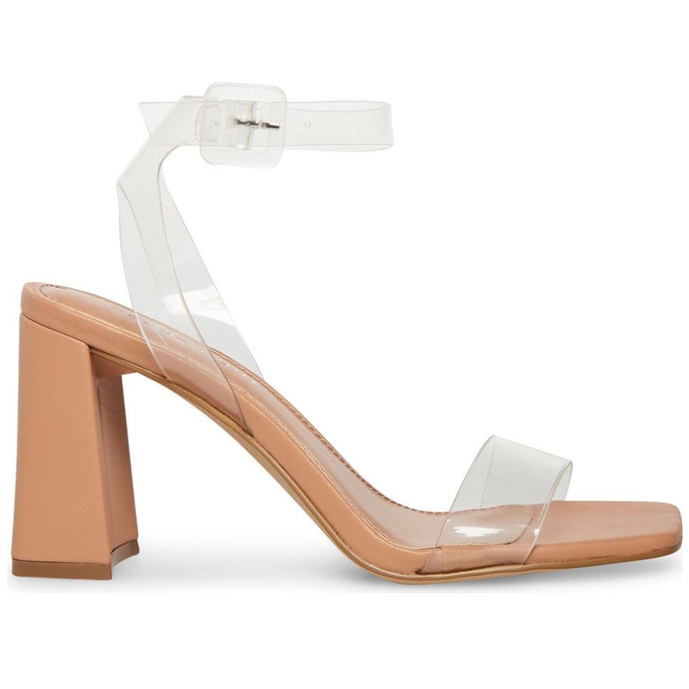Sandalia con Tacón Transparente Madden Girl