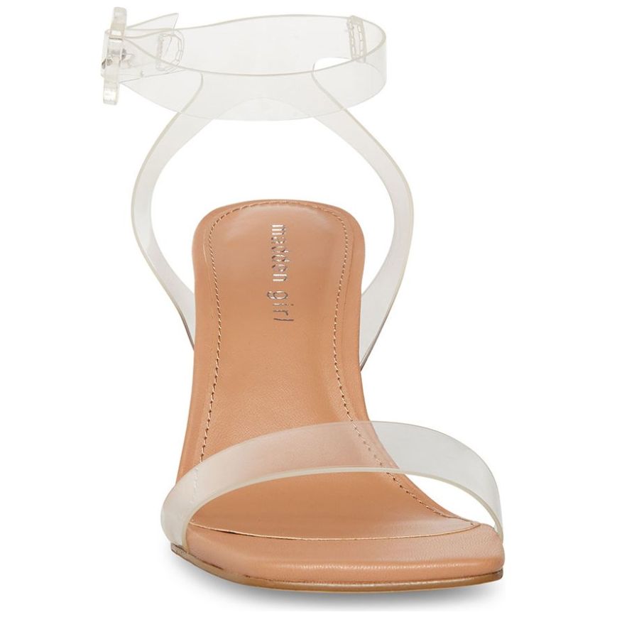 Sandalia con Tacón Transparente Madden Girl
