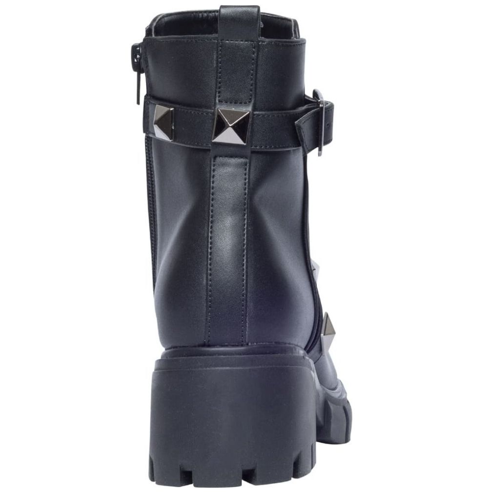 Botín con Pulsera y Aplicaciones Negro Forever 21