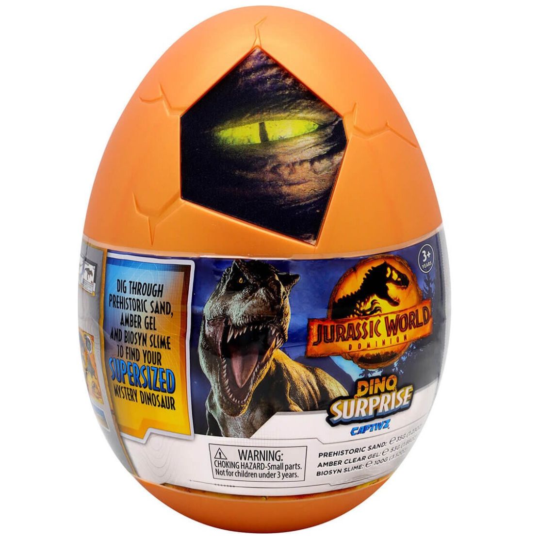 Figura Huevo Sorpresa Jurassic World Dominion Edition Captivz