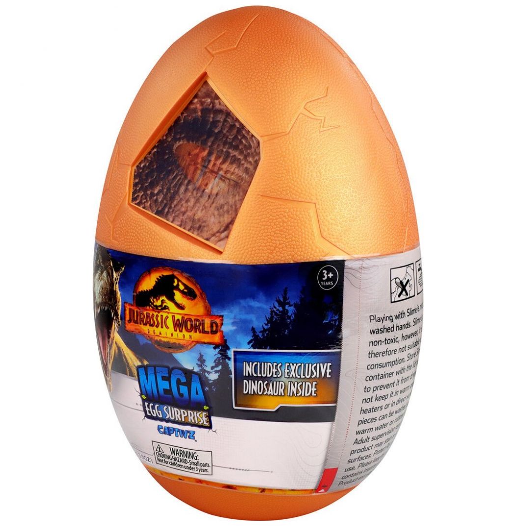 Figura Mega Huevo Dominion Edition Jurassic World Captivz