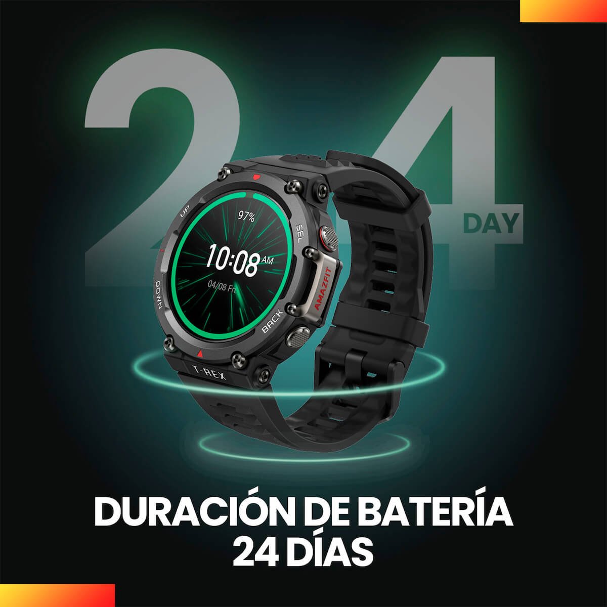 Amazfit Smartwatch Verde Trex 2 con Gps