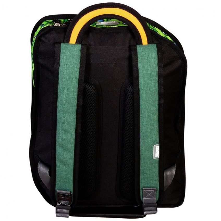 Mochila Espacio Primaria Verde Negro Among Us