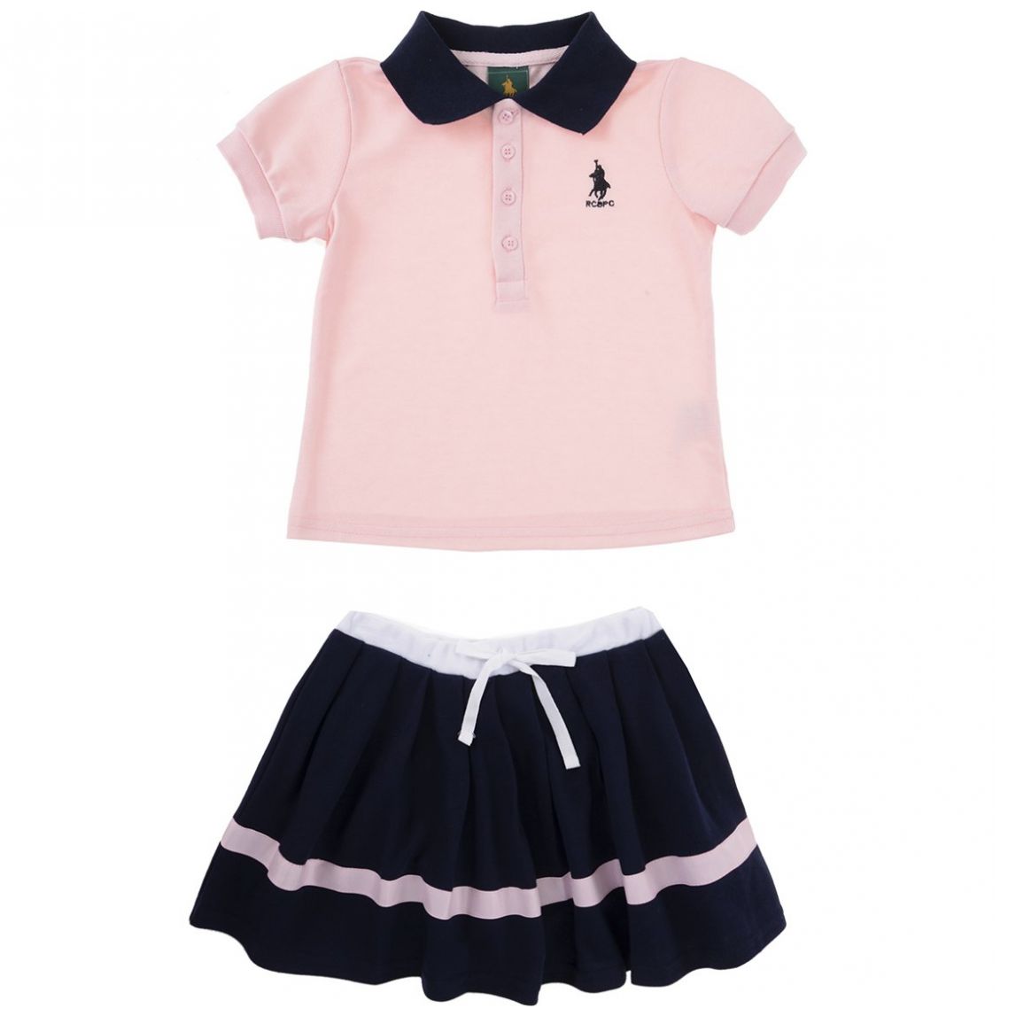 Conjunto 2 Piezas Estampado Rcb Polo Club para Niña