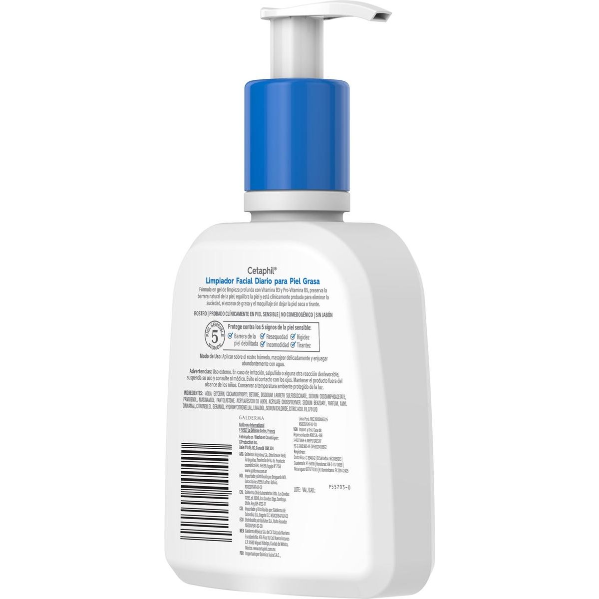 Cetaphil Gel Limpiador para Piel Grasa 237 Ml