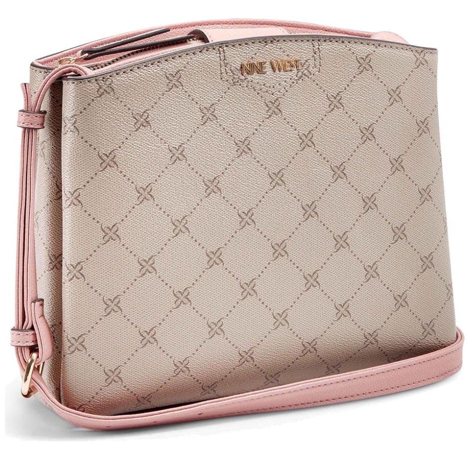 Bolsa Cross Body Beige rosa Nine West