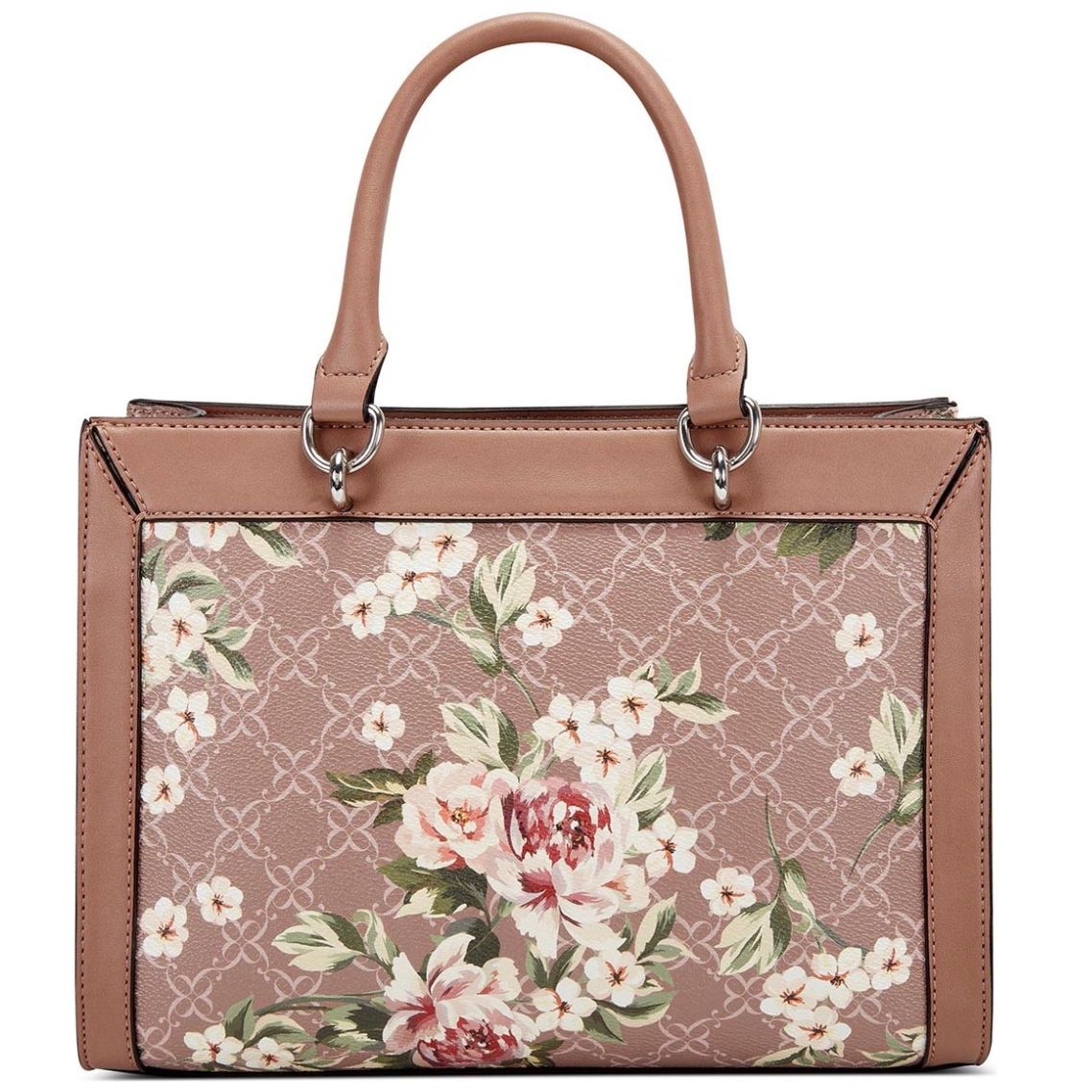 Bolsa Satchel Camel/multicolor Nine West