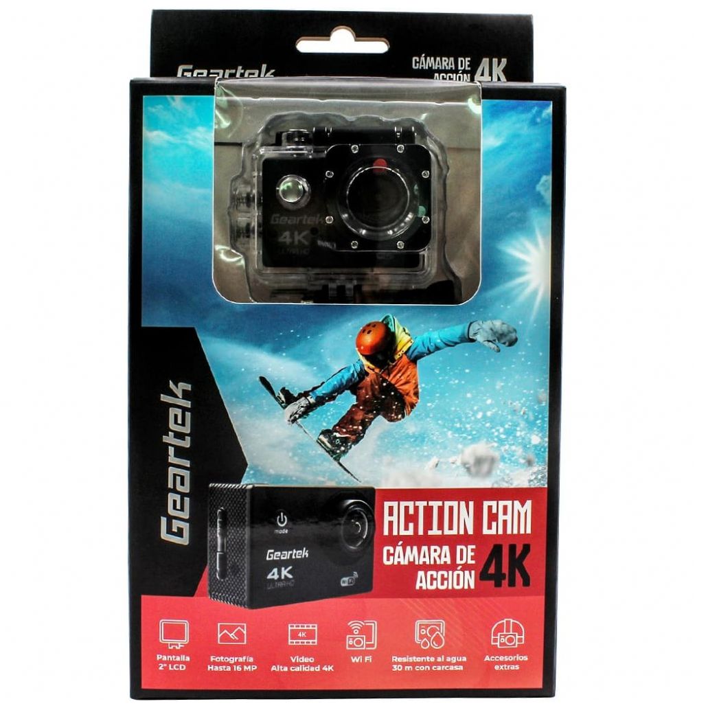 Cámara Geartek Acción 4K