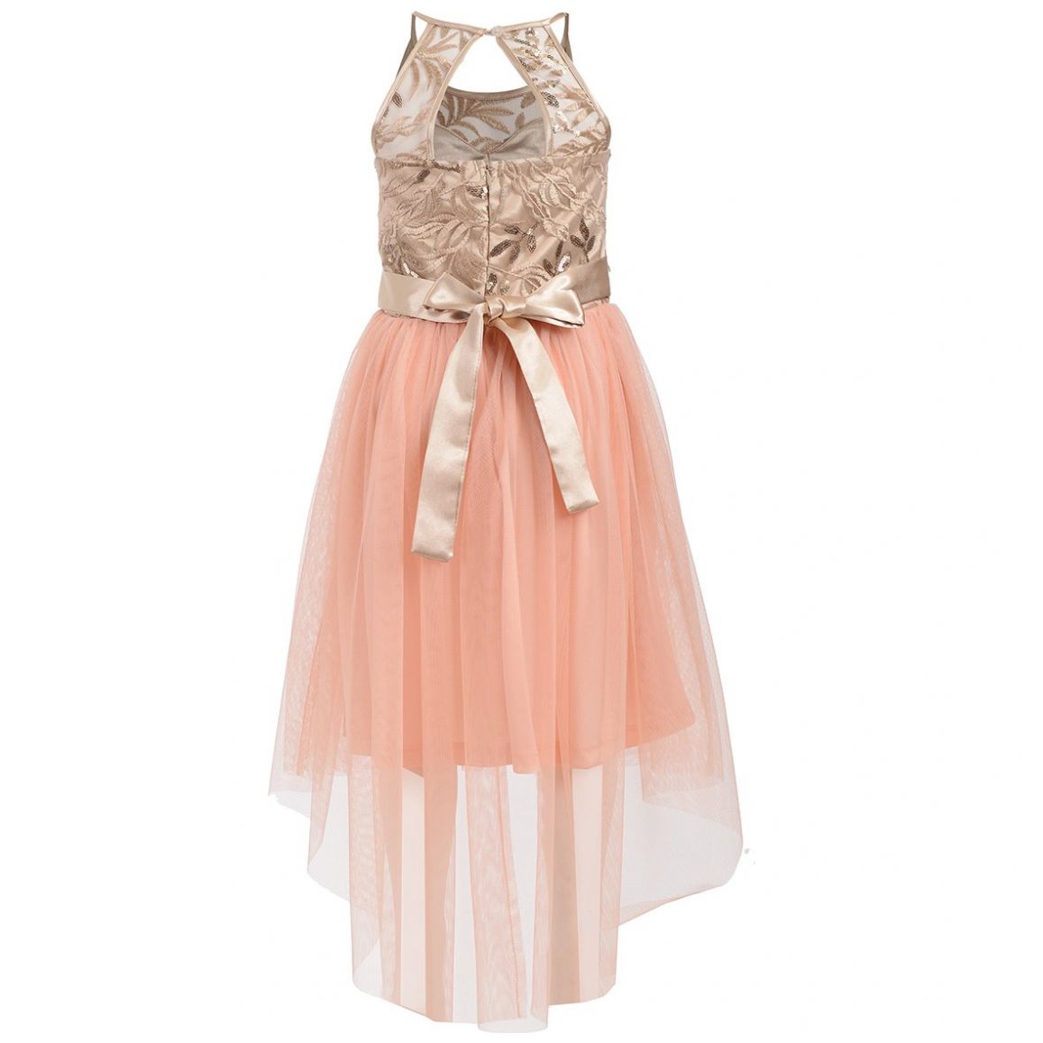 Vestido Pechera Bordado Hollywood North para Niña