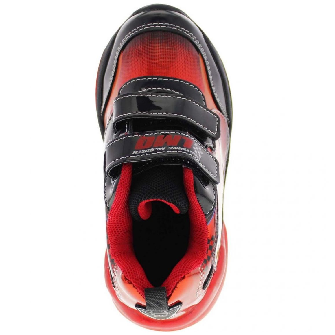 Tenis Montado Luces 14-19 Rojo Cars para Niño