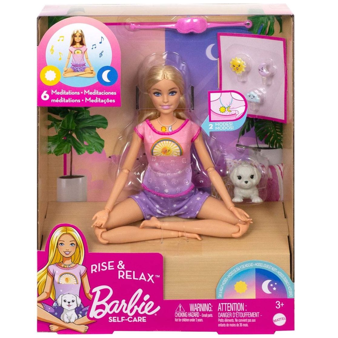 Barbie Muñeca Medita Conmigo Día y Noche