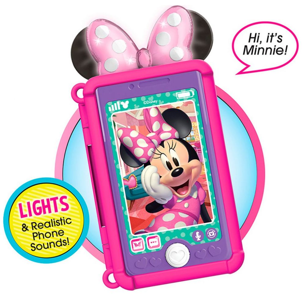 Pack De 2 Juguetes Para Niña, Reloj Y Teléfono Minnie Disney