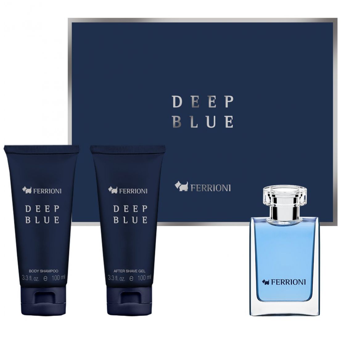 Estuche para Hombre Ferrioni Deep Blue Edt 100 Ml