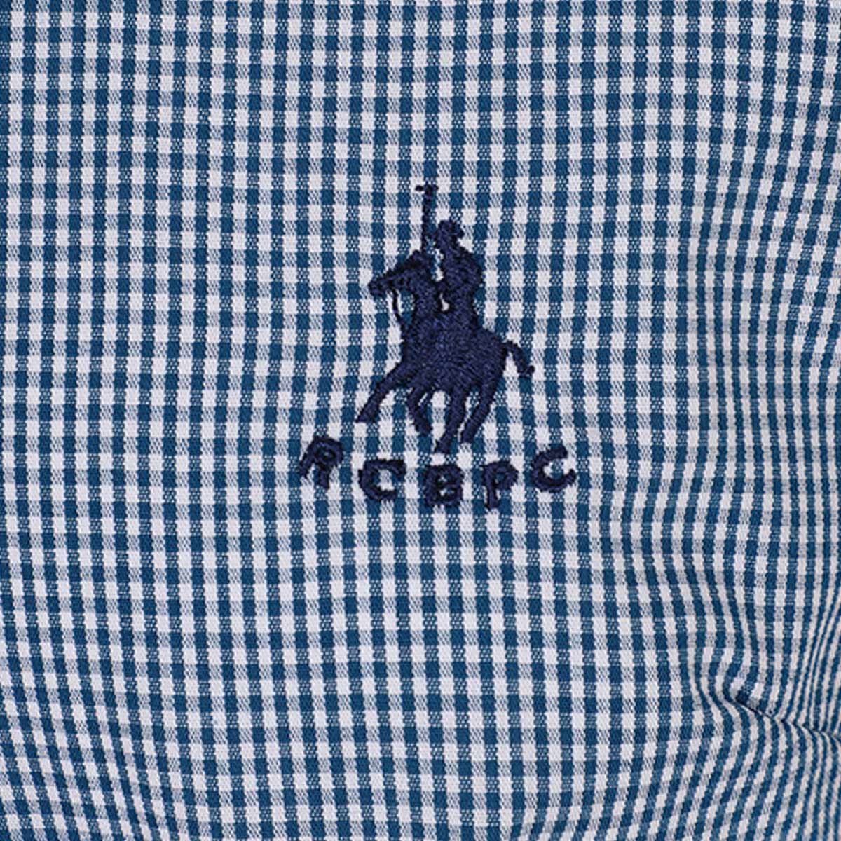 Blusa Royal Polo Club Manga Larga Cuello Camisera  Diseño Cuadros