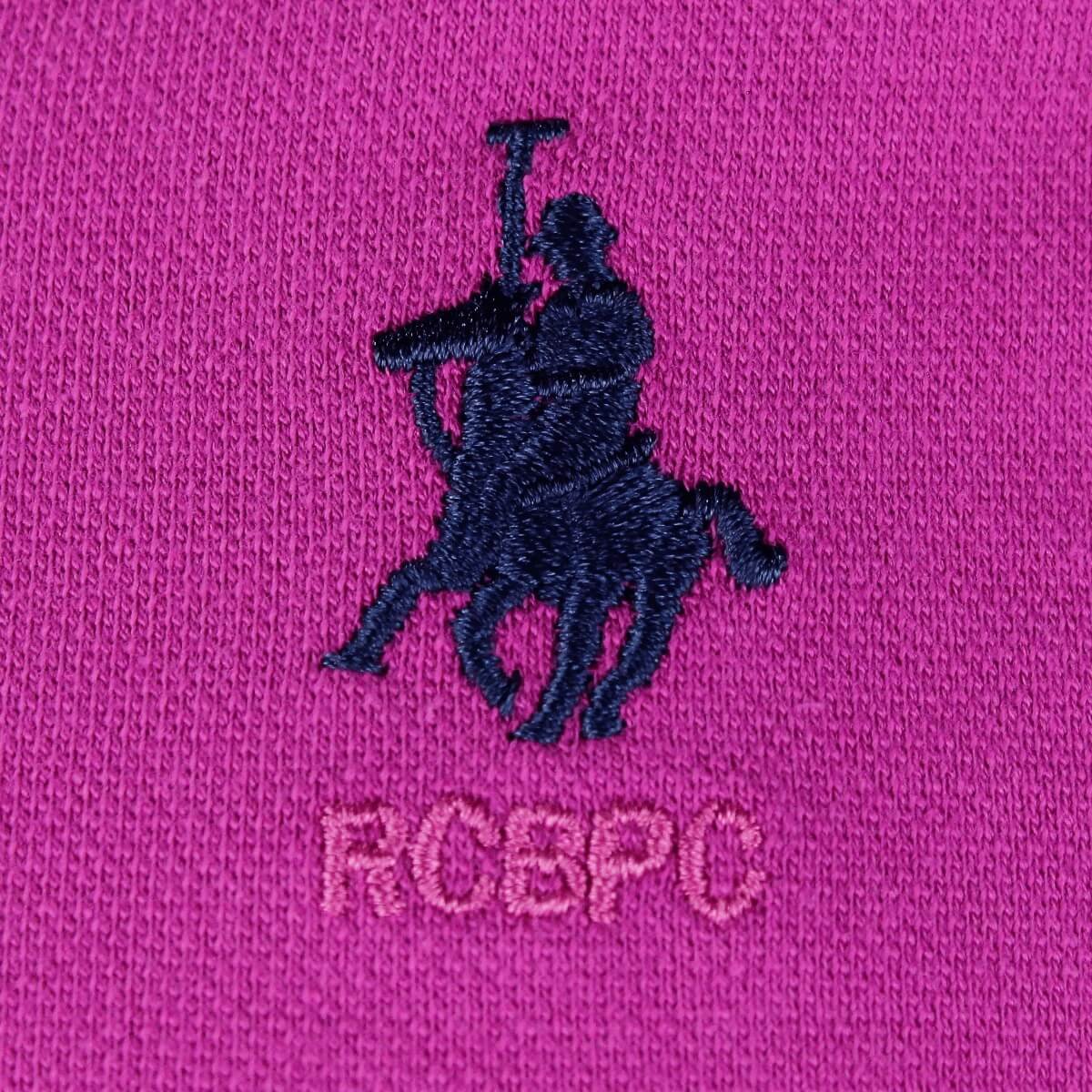 Vestido Polo Club Azul Manga Corta Cuello Polo Diseño Lisa