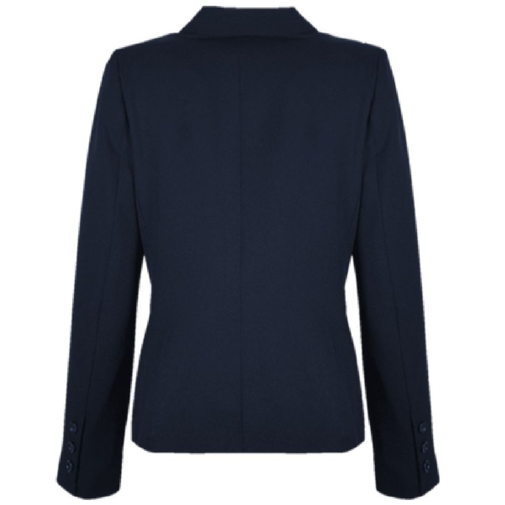 Saco Básico con un Botón Manga Larga Color Azul Pavla Mint