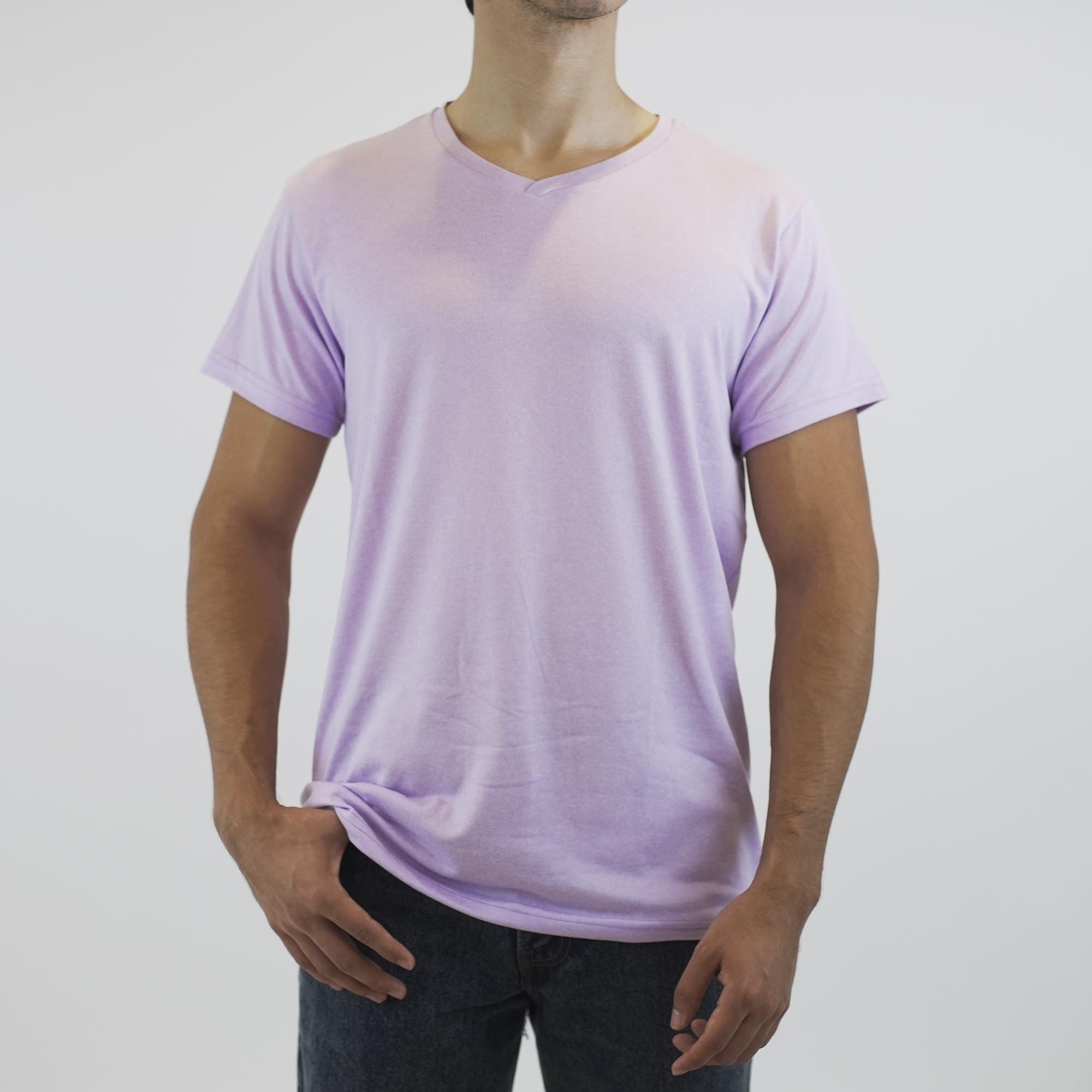 Playera Cuello V Jaspe Alex & Ivy