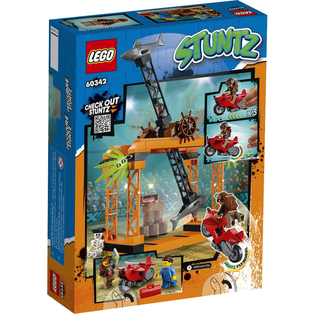 Desafío Acrobático: Ataque Del Tiburón Lego City Stunt