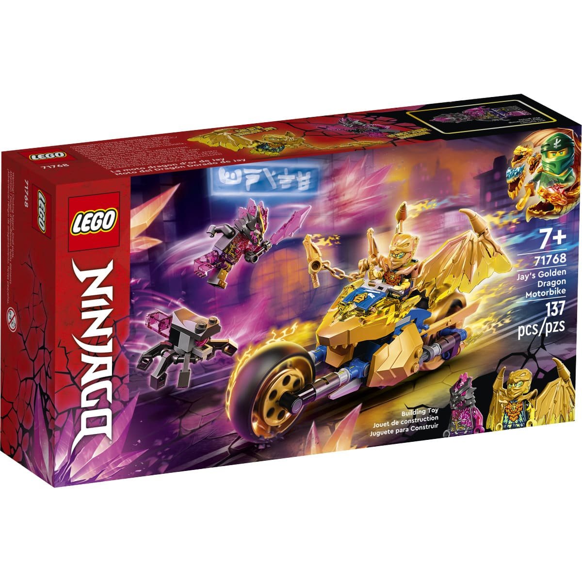 Moto Del Dragón Dorado De Jay Lego Ninjago