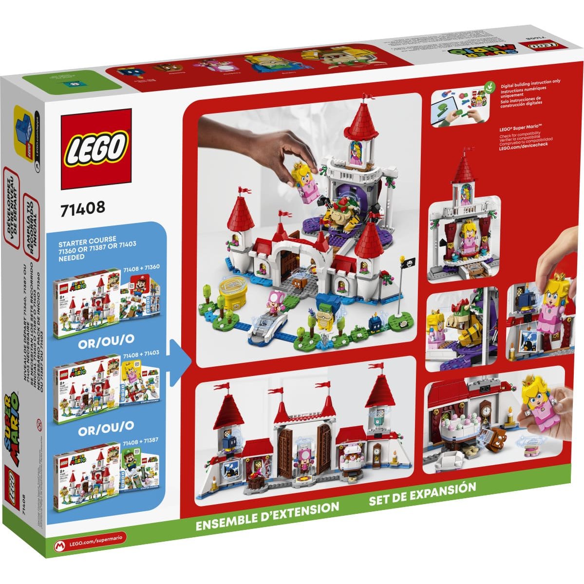 Set de Expansión: Castillo de Peach Lego Super Mario