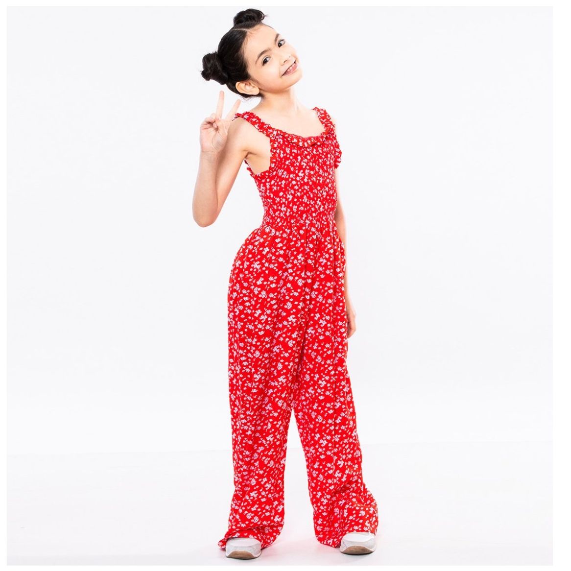 Jumpsuit  Sin Mangas Cuello Cuadrado Studio si para Niña