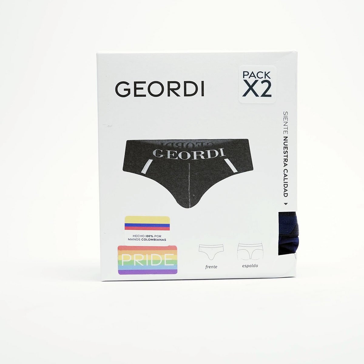 Paquete de 2 Tangas Brasileñas Geordi para Hombre